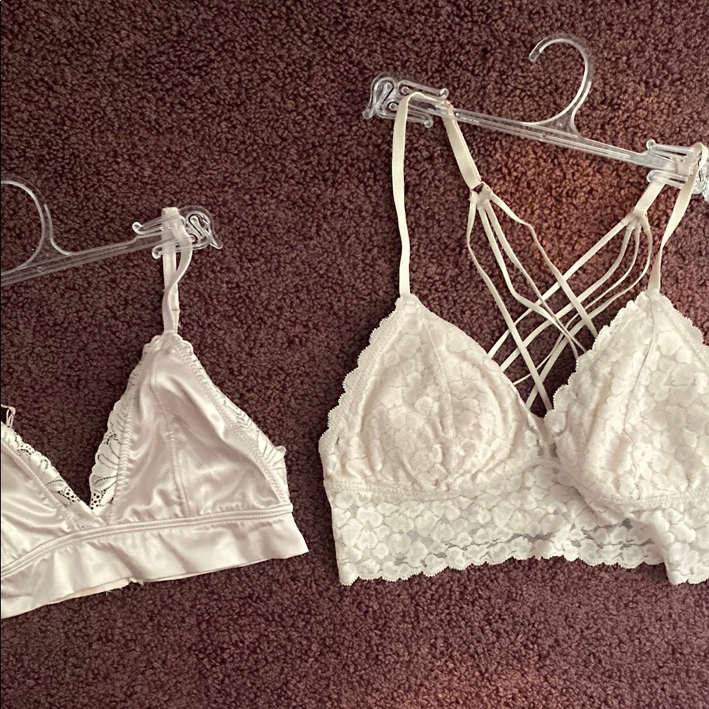 Aerie off white/ cream Lace Wireless Bralette